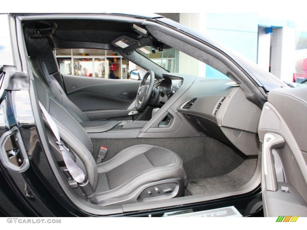 Jet Black Interior 2015 Chevrolet Corvette Stingray Coupe Z51 Photo #98911522