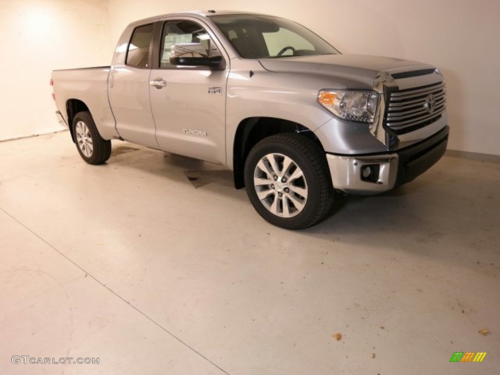 2015 Tundra Limited Double Cab 4x4 - Silver Sky Metallic / Graphite photo #4