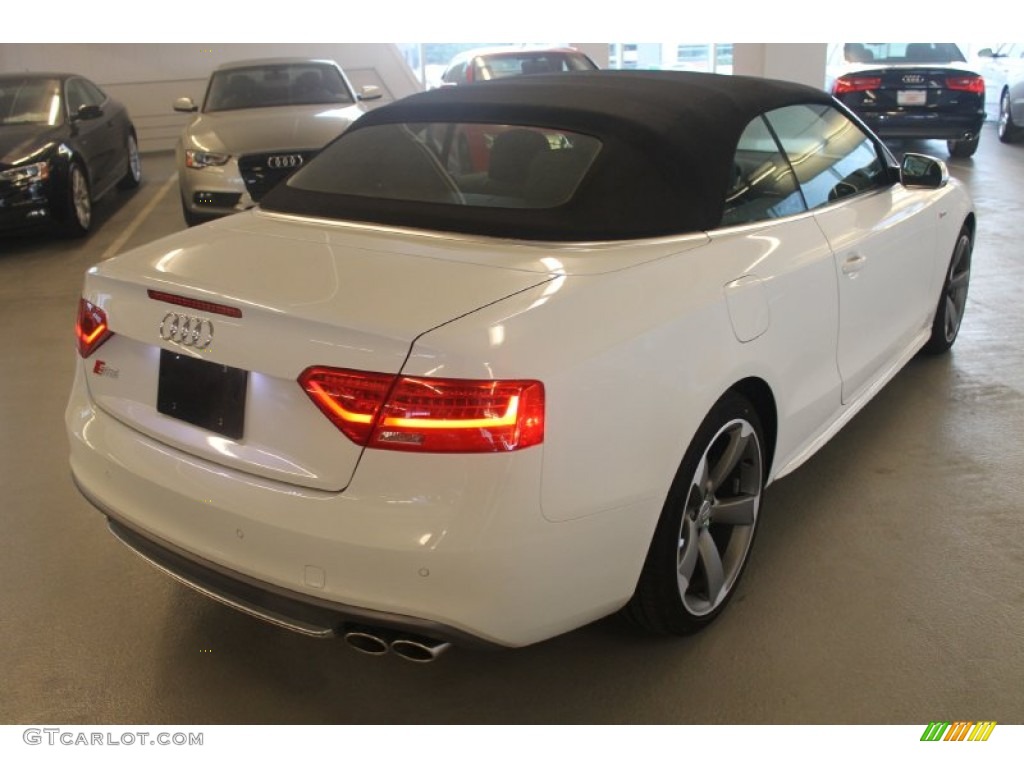 Glacier White Metallic 2015 Audi S5 3.0T Premium Plus quattro Cabriolet Exterior Photo #98911609