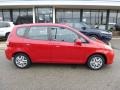 2008 Milano Red Honda Fit Hatchback  photo #2