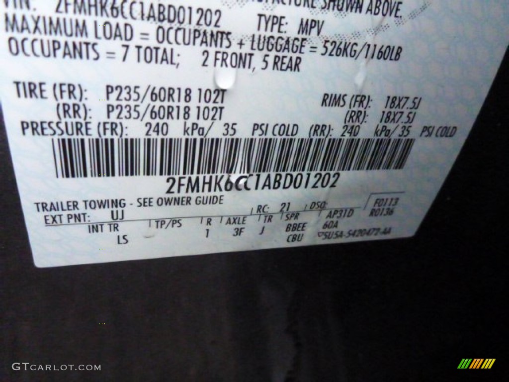 2010 Flex SEL AWD - Sterling Grey Metallic / Medium Light Stone photo #24