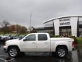 White Diamond Tricoat - Sierra 1500 SLT Crew Cab 4x4 Photo No. 8