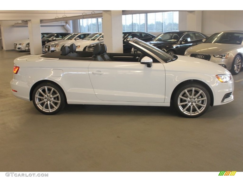 Glacier White Metallic 2015 Audi A3 1.8 Premium Plus Cabriolet Exterior Photo #98914051