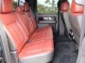Limited Unique Red Leather Rear Seat Photo for 2013 Ford F150 #98914489