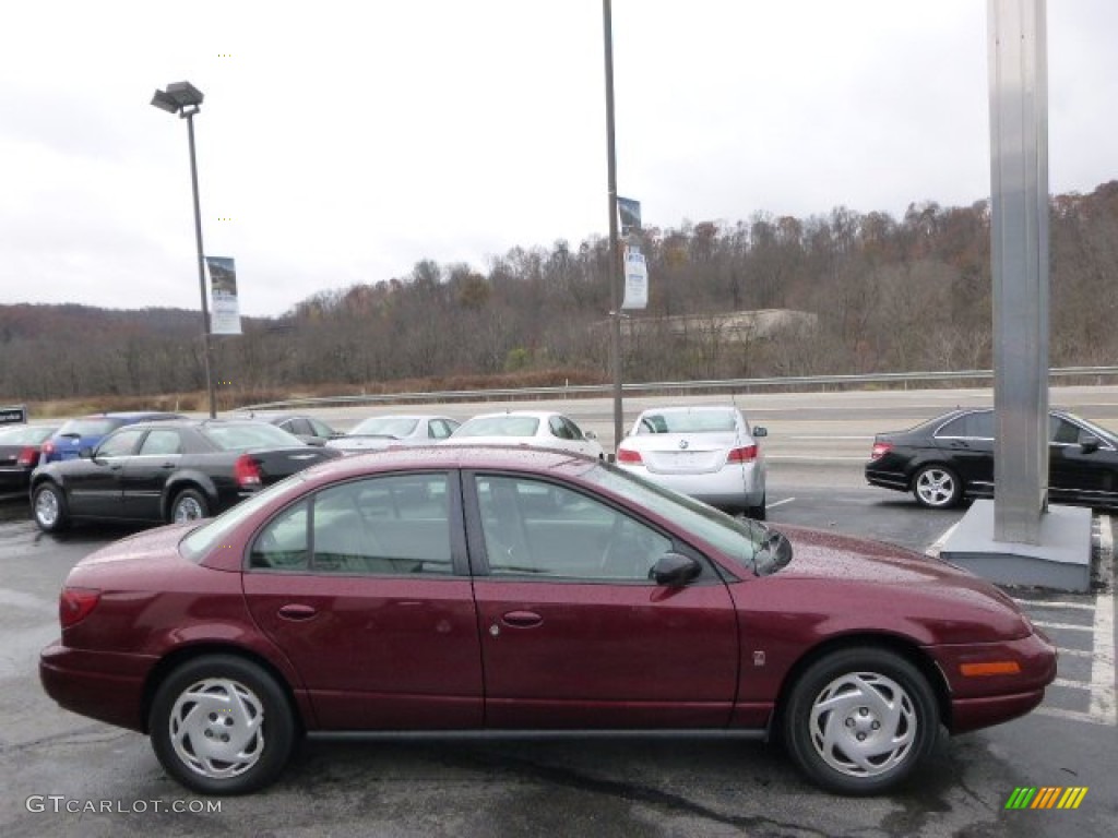 2001 S Series SL2 Sedan - Cranberry / Tan photo #4