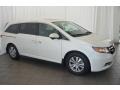 2015 White Diamond Pearl Honda Odyssey EX-L  photo #3