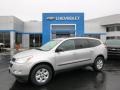 Silver Ice Metallic 2010 Chevrolet Traverse LS