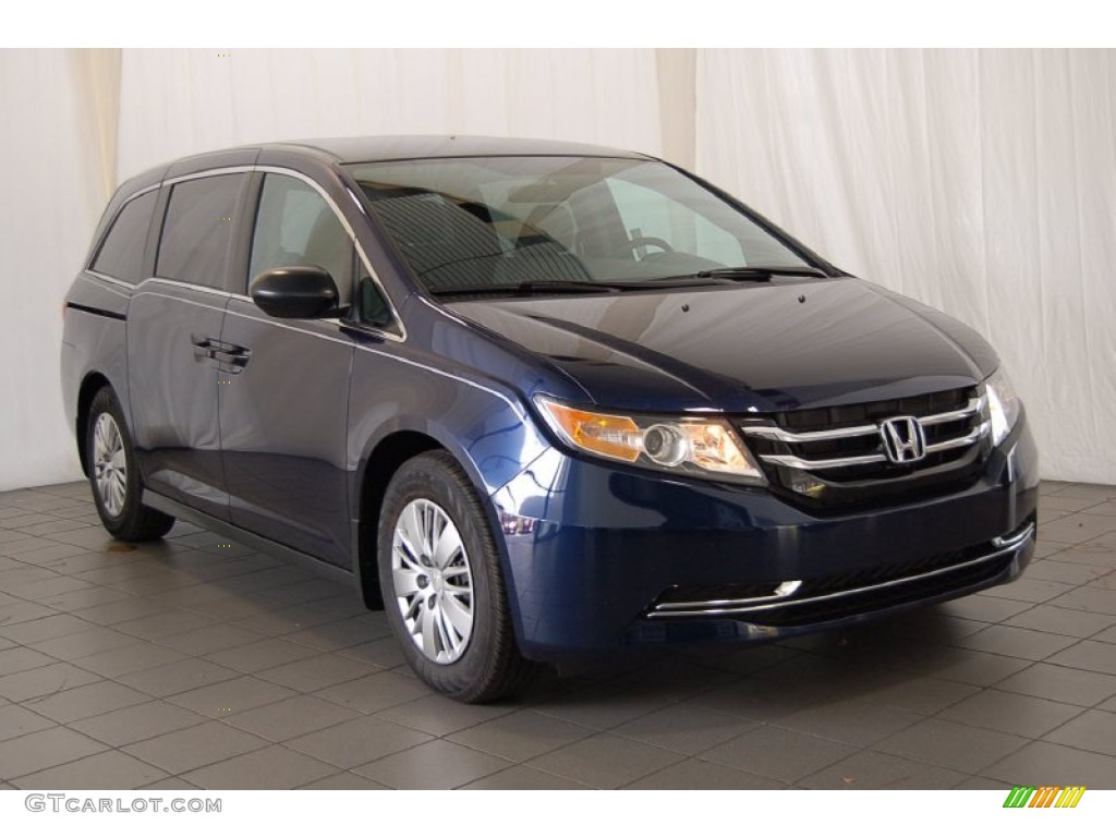 2015 Odyssey LX - Obsidian Blue Pearl / Gray photo #2