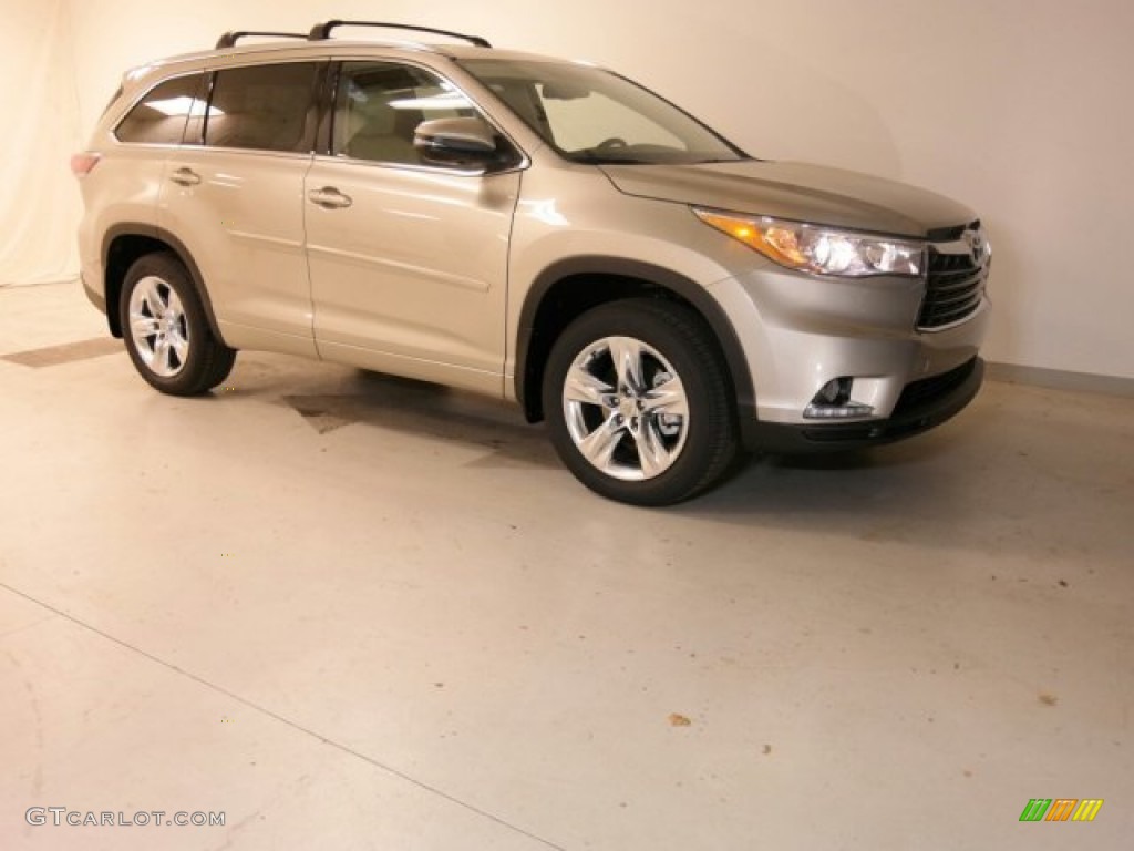 2015 Creme Brulee Mica Toyota Highlander Limited 98890119 Photo 4