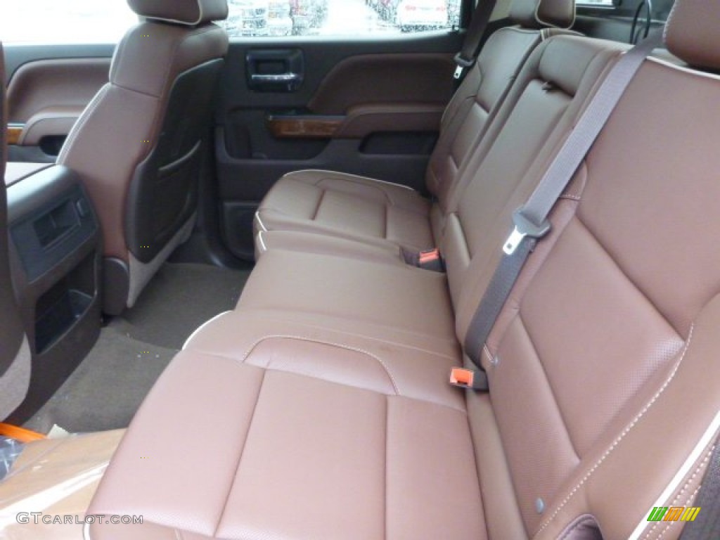 2015 Chevrolet Silverado 1500 High Country Crew Cab 4x4 Rear Seat Photo #98918830