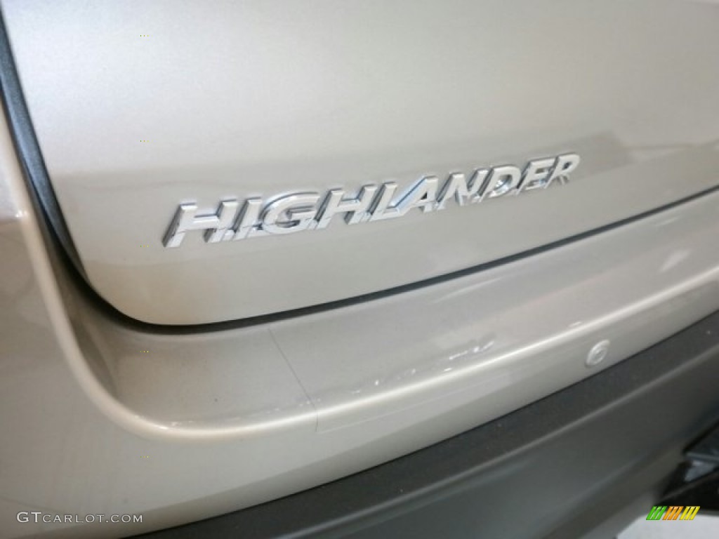 2015 Highlander Limited - Creme Brulee Mica / Almond photo #23