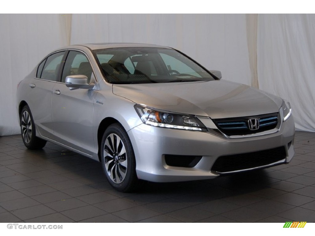2015 Accord Hybrid EX-L Sedan - Alabaster Silver Metallic / Ivory photo #2