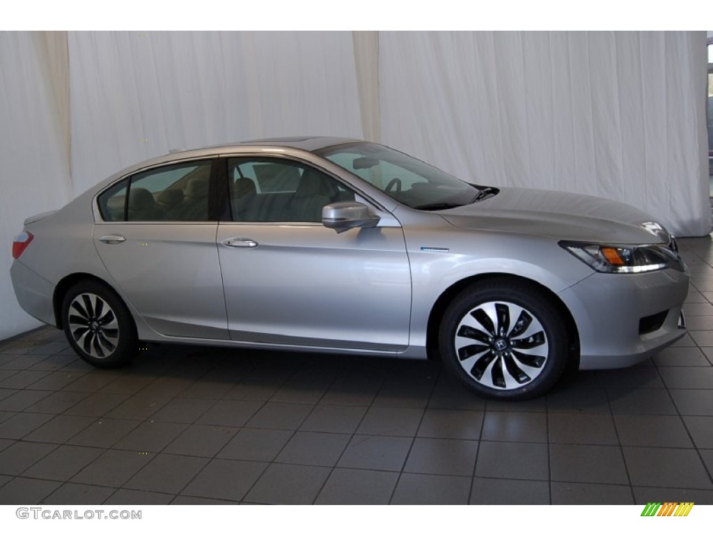 2015 Accord Hybrid EX-L Sedan - Alabaster Silver Metallic / Ivory photo #5