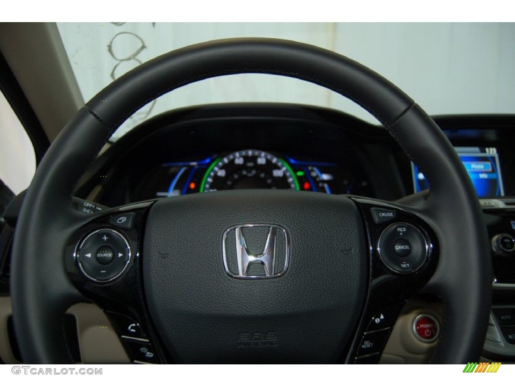 2015 Accord Hybrid EX-L Sedan - Alabaster Silver Metallic / Ivory photo #20