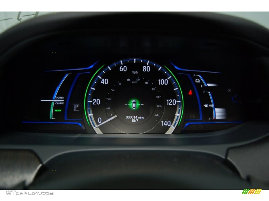 2015 Accord Hybrid EX-L Sedan - Alabaster Silver Metallic / Ivory photo #30