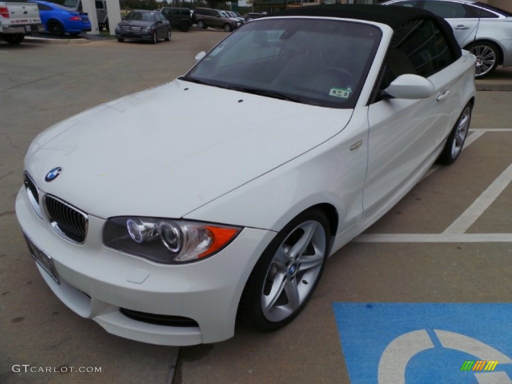 Alpine White 2008 BMW 1 Series 135i Convertible Exterior Photo #98921434