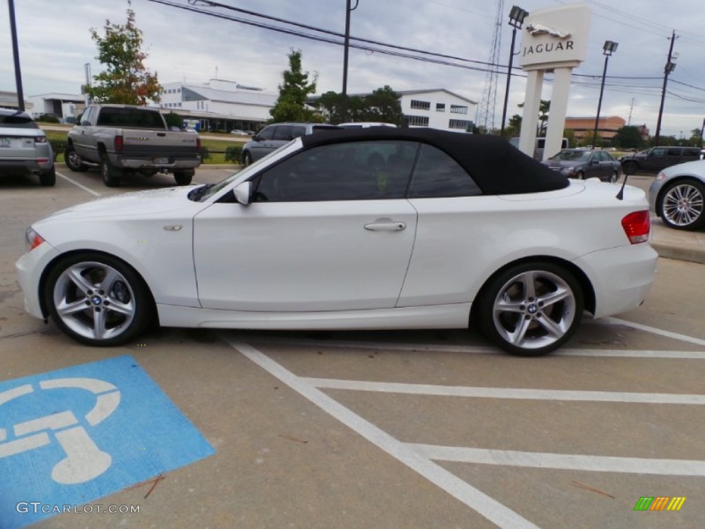 2008 1 Series 135i Convertible - Alpine White / Savanna Beige photo #7