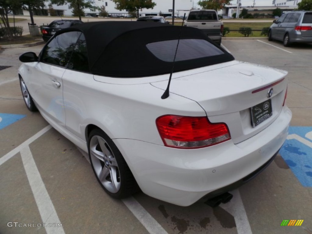 2008 1 Series 135i Convertible - Alpine White / Savanna Beige photo #8
