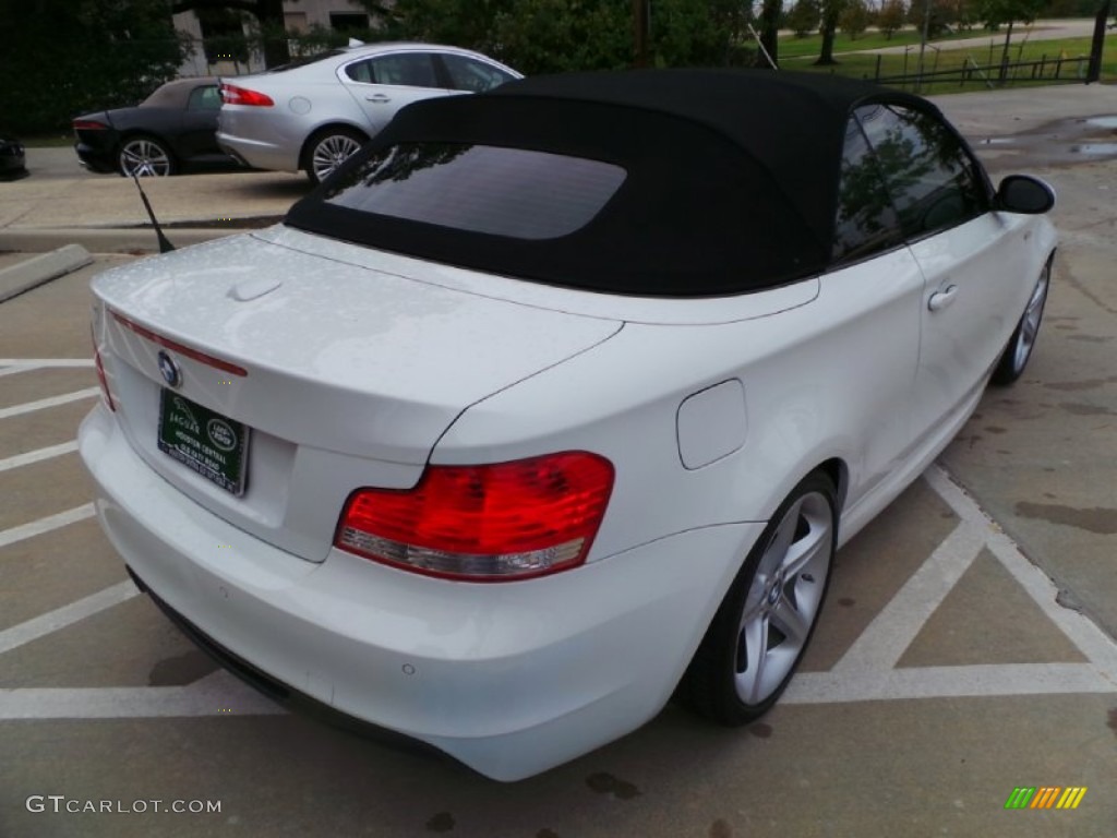 2008 1 Series 135i Convertible - Alpine White / Savanna Beige photo #10