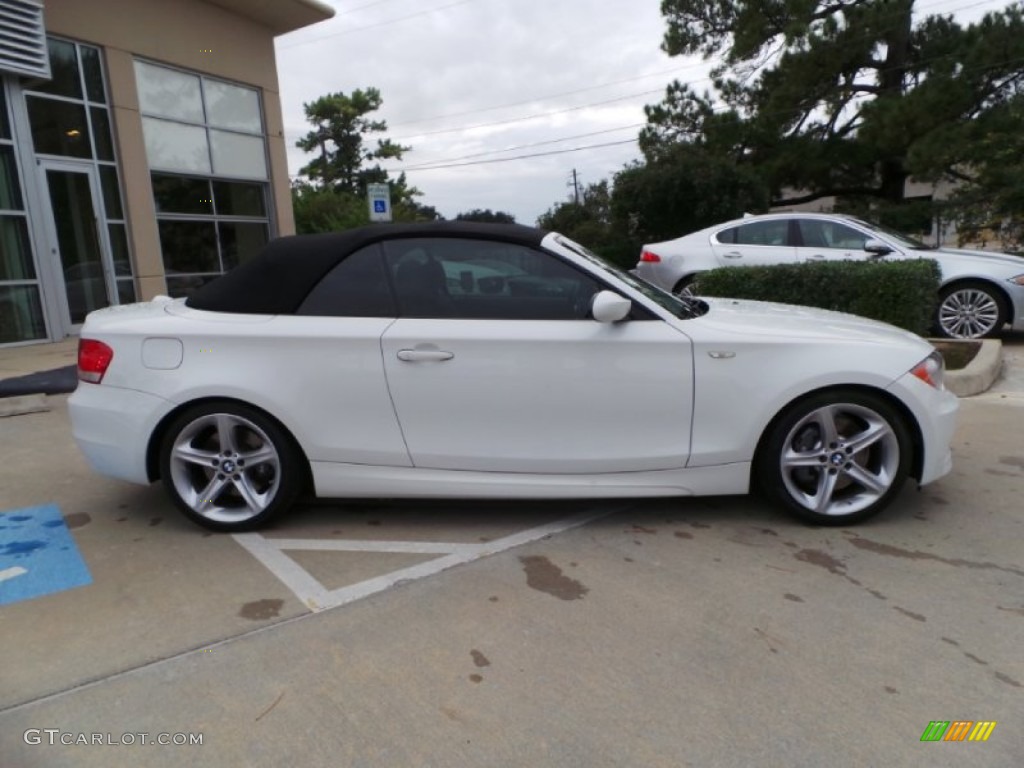 2008 1 Series 135i Convertible - Alpine White / Savanna Beige photo #11