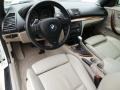 2008 BMW 1 Series Savanna Beige Interior Interior Photo