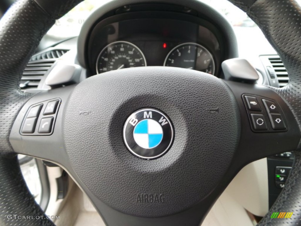 2008 1 Series 135i Convertible - Alpine White / Savanna Beige photo #14