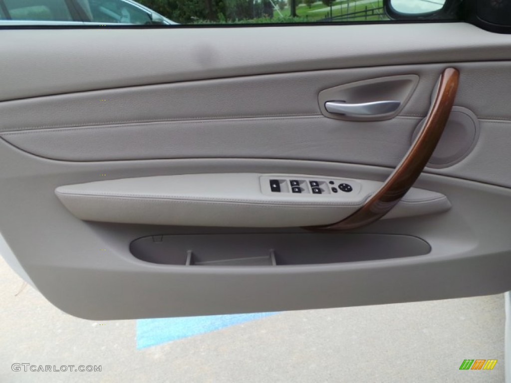 2008 1 Series 135i Convertible - Alpine White / Savanna Beige photo #37