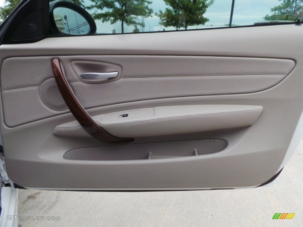 2008 1 Series 135i Convertible - Alpine White / Savanna Beige photo #38