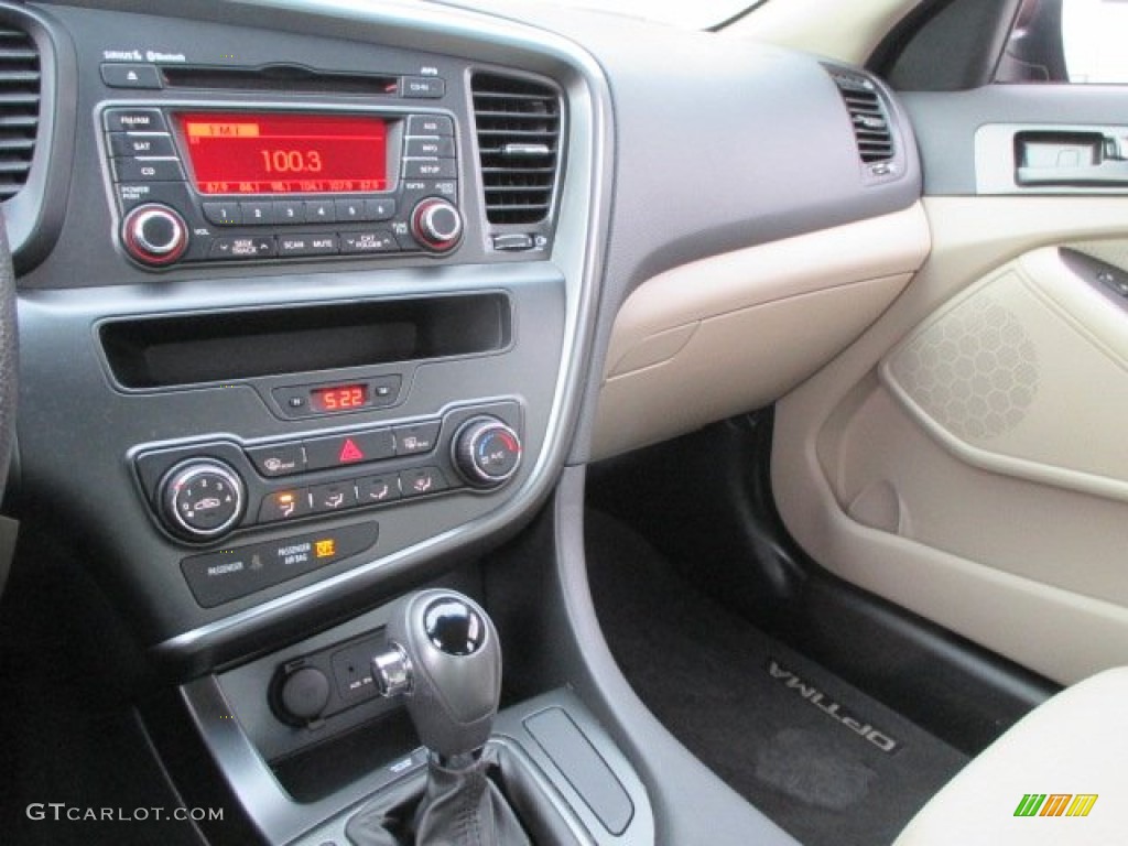 2012 Optima LX - Dark Cherry / Beige photo #15