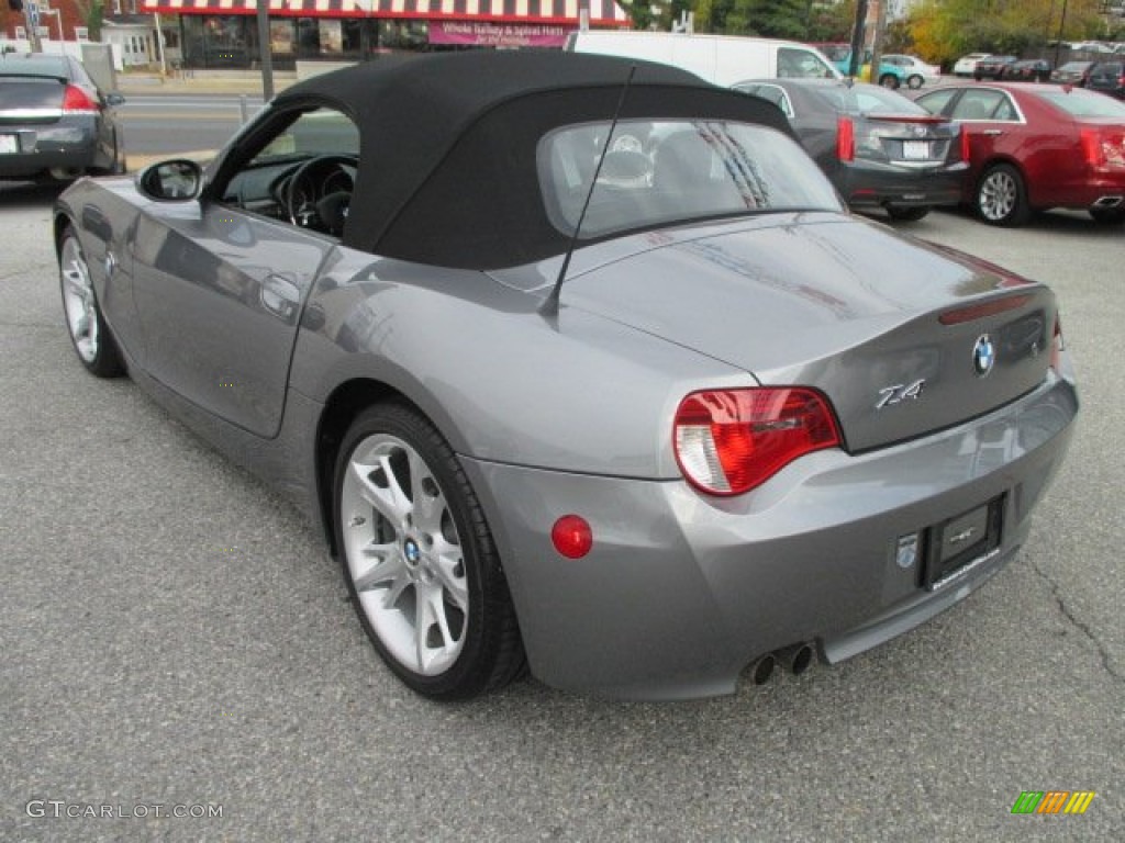 2008 Z4 3.0i Roadster - Space Grey Metallic / Black photo #3