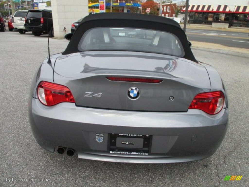 2008 Z4 3.0i Roadster - Space Grey Metallic / Black photo #4