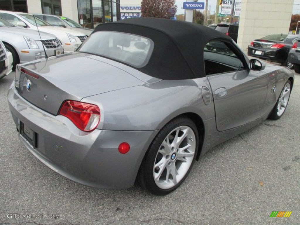2008 Z4 3.0i Roadster - Space Grey Metallic / Black photo #5