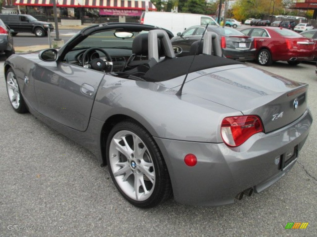 2008 Z4 3.0i Roadster - Space Grey Metallic / Black photo #9