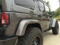 2014 Granite Metallic Jeep Wrangler Unlimited Rubicon 4x4  photo #13