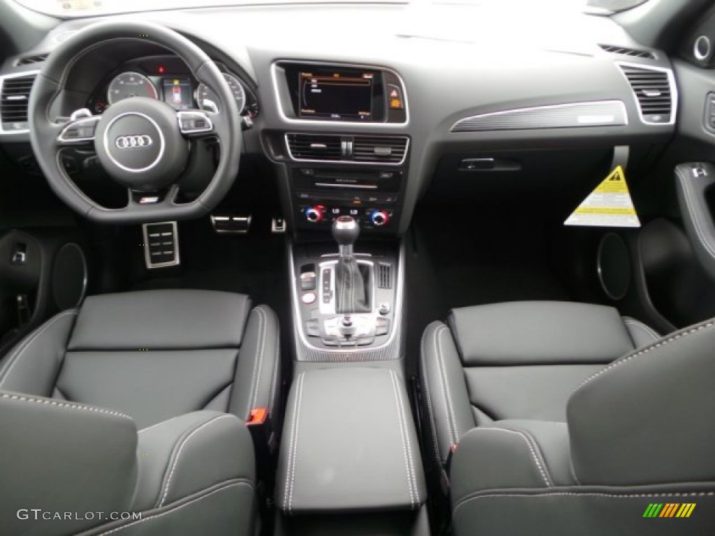 2015 Audi SQ5 Premium Plus 3.0 TFSI quattro Black Dashboard Photo #98924611