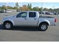 2011 Radiant Silver Metallic Nissan Frontier SL Crew Cab  photo #3