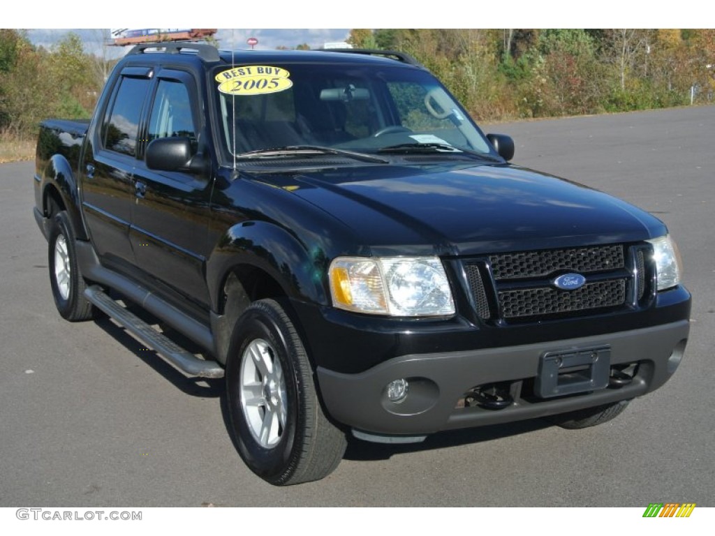 Black Clearcoat Ford Explorer Sport Trac