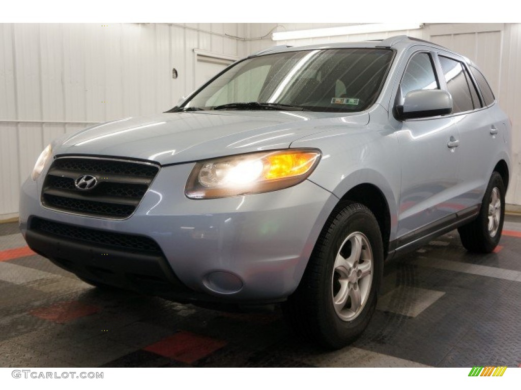 2007 Santa Fe GLS 4WD - Bright Silver / Gray photo #3
