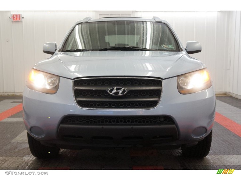2007 Santa Fe GLS 4WD - Bright Silver / Gray photo #4