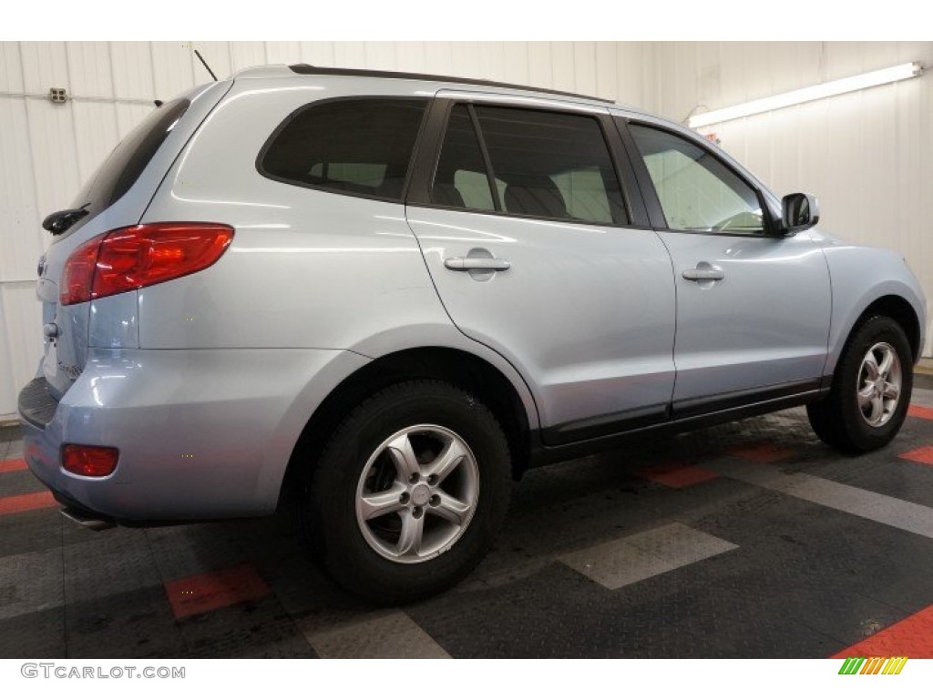 2007 Santa Fe GLS 4WD - Bright Silver / Gray photo #7