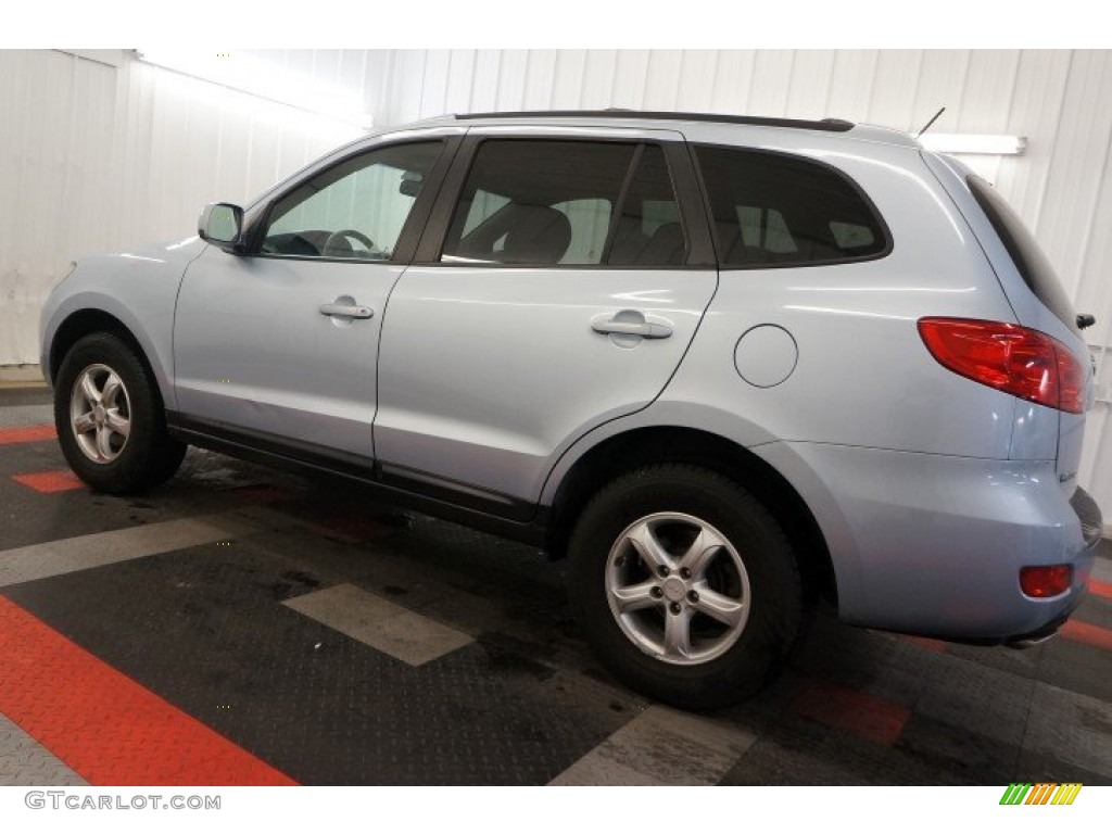 2007 Santa Fe GLS 4WD - Bright Silver / Gray photo #11