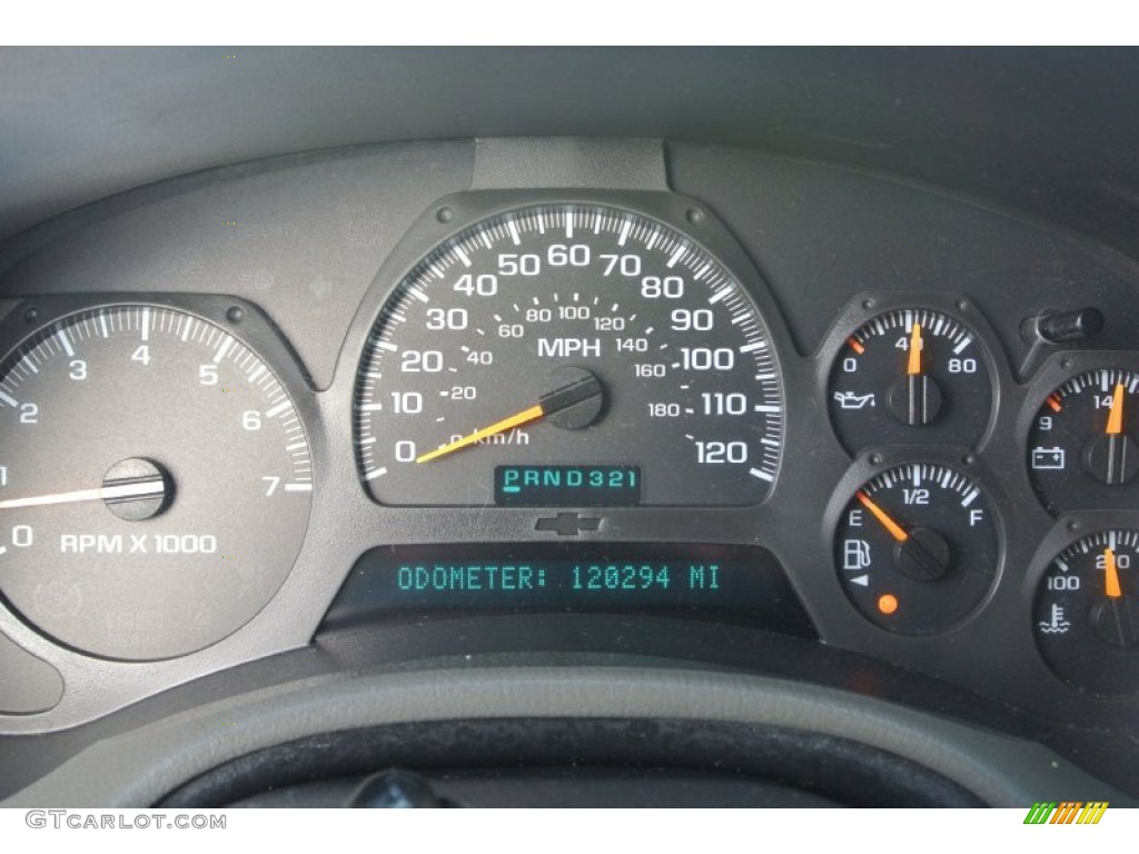 2004 TrailBlazer LS - Majestic Red Metallic / Medium Pewter photo #15