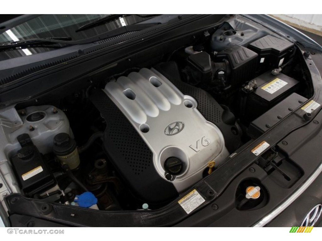2007 Santa Fe GLS 4WD - Bright Silver / Gray photo #33