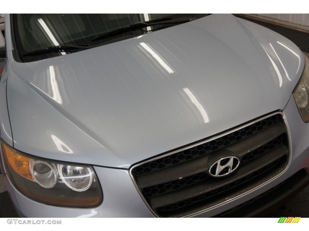2007 Santa Fe GLS 4WD - Bright Silver / Gray photo #38