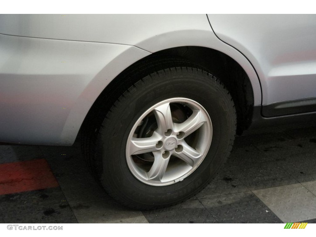 2007 Santa Fe GLS 4WD - Bright Silver / Gray photo #47