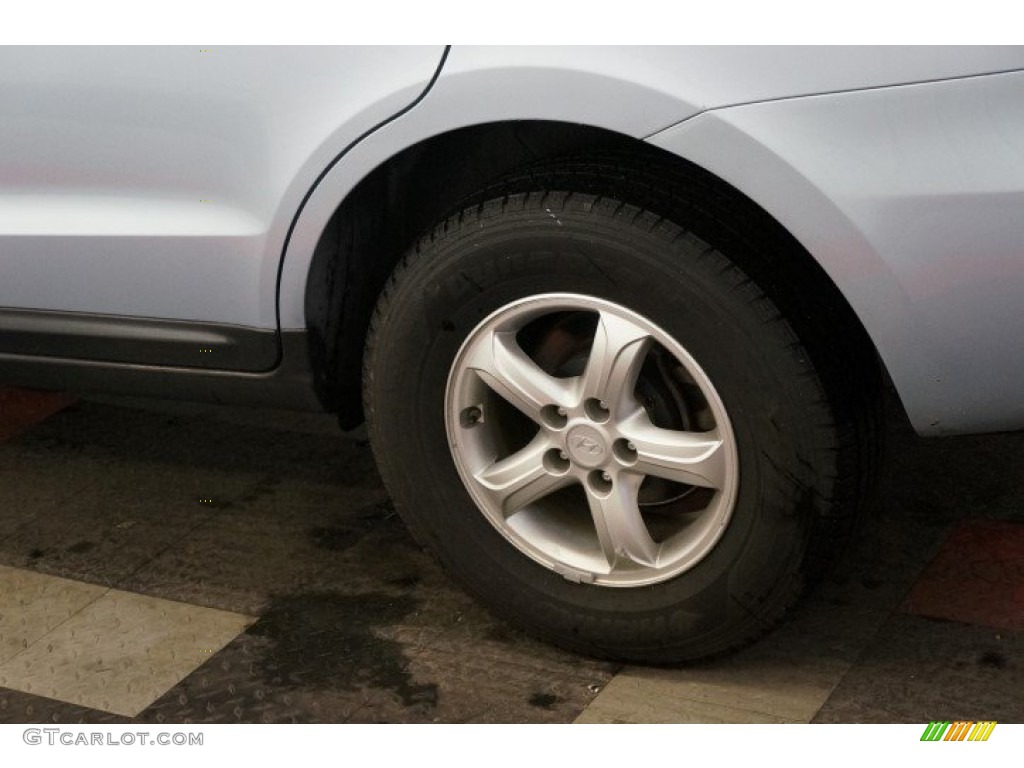 2007 Santa Fe GLS 4WD - Bright Silver / Gray photo #52