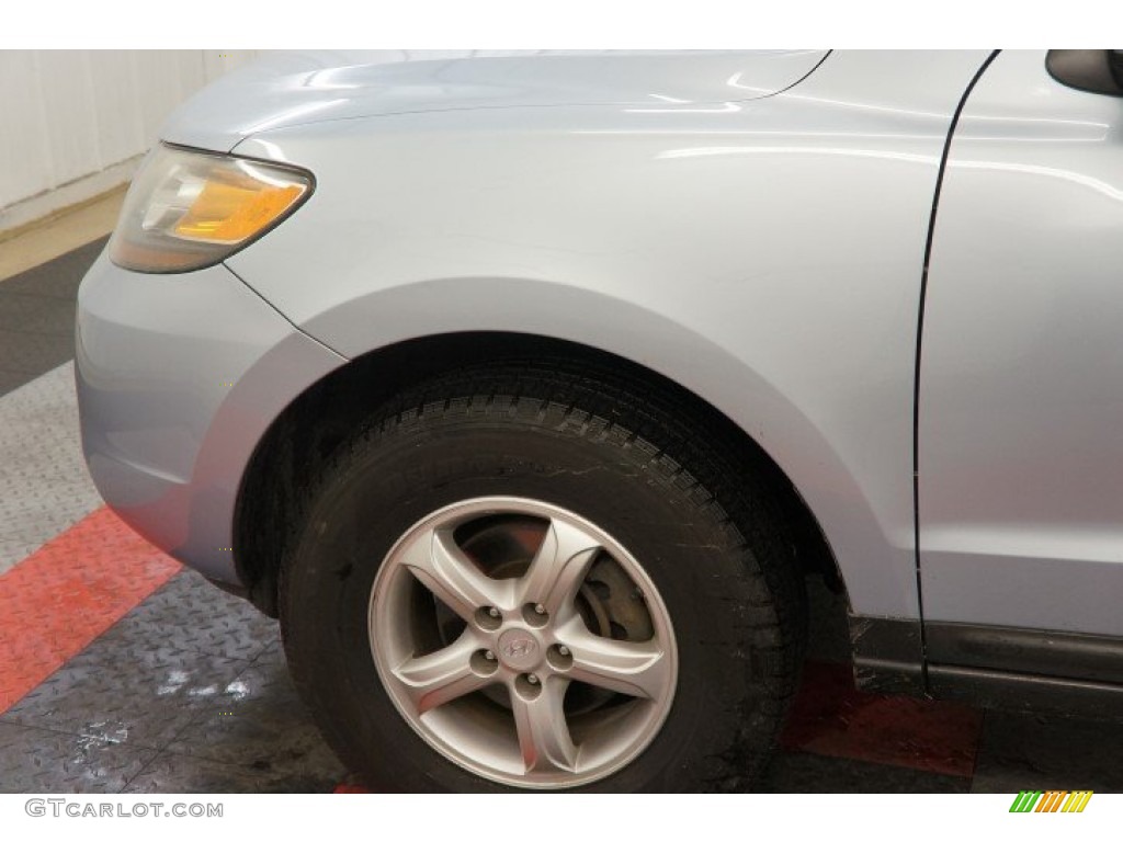 2007 Santa Fe GLS 4WD - Bright Silver / Gray photo #58