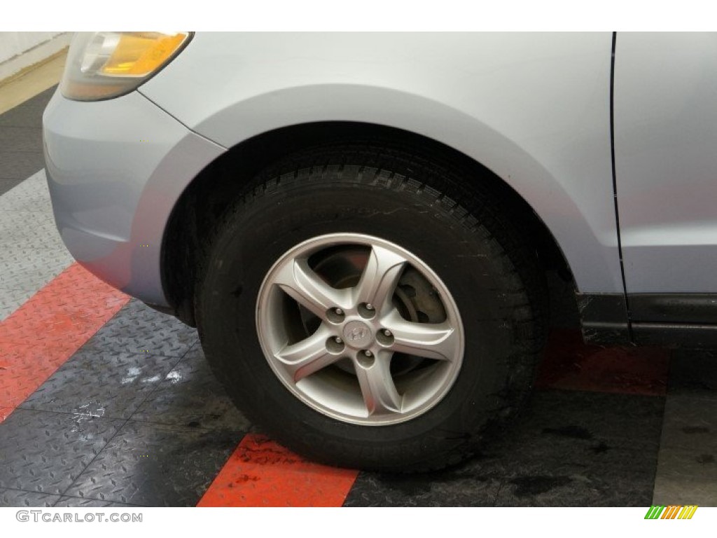 2007 Santa Fe GLS 4WD - Bright Silver / Gray photo #59