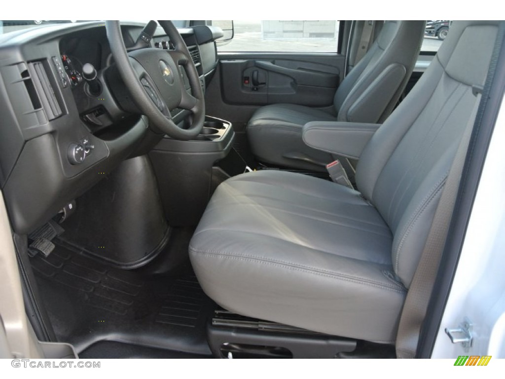 Medium Pewter Interior 2015 Chevrolet Express 2500 Cargo Extended WT Photo #98927575
