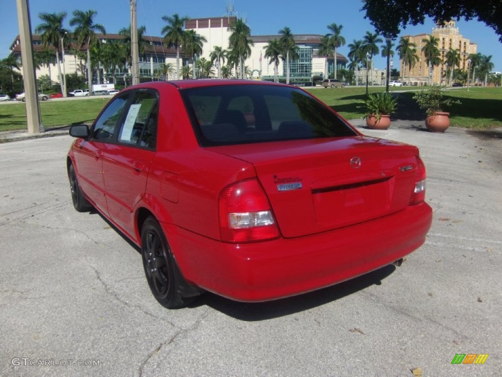 2000 Protege LX - Classic Red / Gray photo #3
